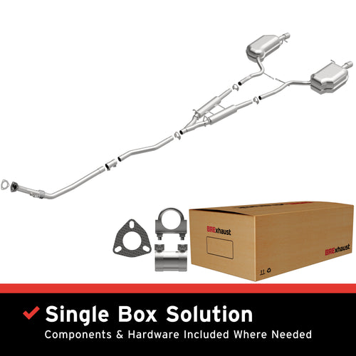 BRExhaust 2004-2005 Audi A4 Quattro 1.8L Direct-Fit Exhaust System Kit 106-0317