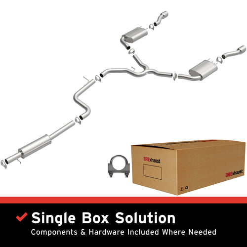 BRExhaust 2014-2016 Chevrolet Impala Limited 3.6L | 2012-2013 Chevrolet Impala 3.6L Direct-Fit Exhaust System Kit 106-0326