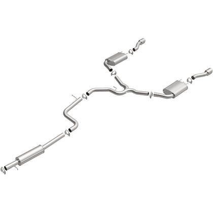 BRExhaust 2014-2016 Chevrolet Impala Limited 3.6L | 2012-2013 Chevrolet Impala 3.6L Direct-Fit Exhaust System Kit 106-0326