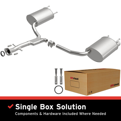 BRExhaust 2006-2013 Lexus IS250 2.5L / 2006-2013 Lexus IS350 3.5L Direct-Fit Exhaust System Kit 106-0327
