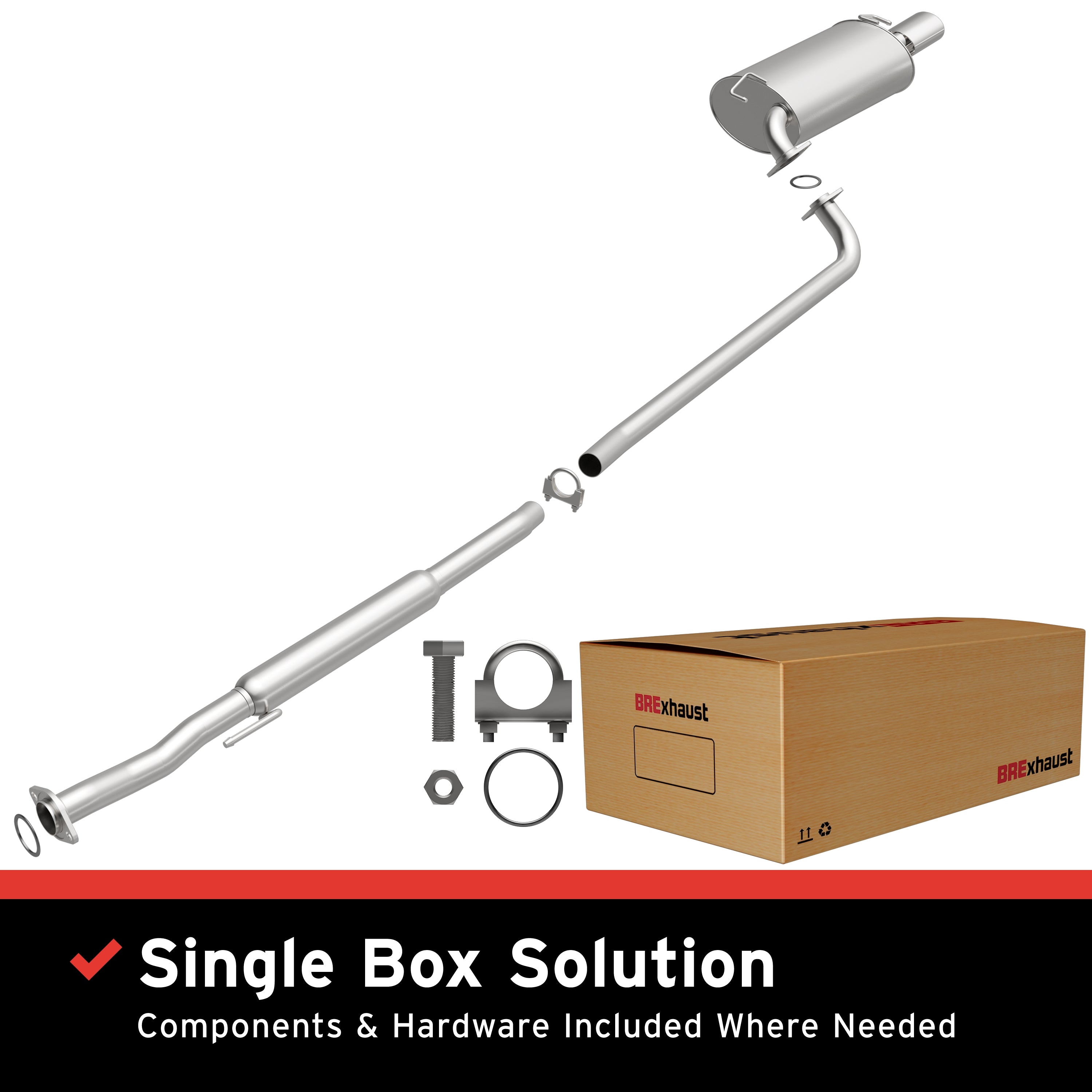 BRExhaust 1997-1999 Toyota Avalon 3.0L Direct-Fit Exhaust System