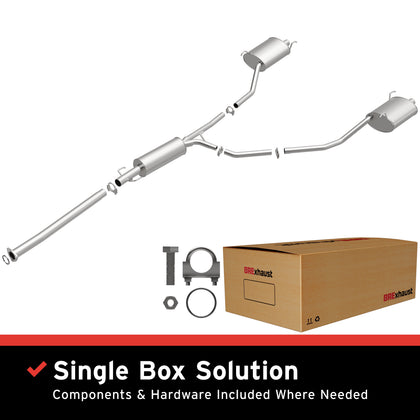 BRExhaust 2009-2015 Honda Pilot 3.5L Direct-Fit Exhaust System Kit 106-0333