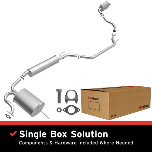 BRExhaust 2004-2009 Nissan Quest 3.5L Direct-Fit Exhaust System Kit 106-0348