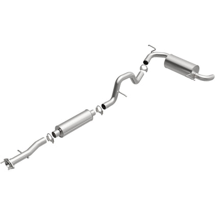 BRExhaust 2006 Hummer H3 3.5L | 2007 Hummer H3 Base 3.7L Direct-Fit Exhaust System Kit 106-0351