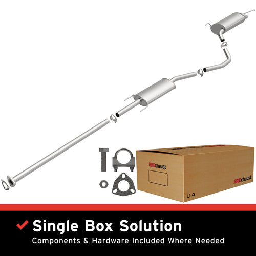 BRExhaust 2006-2008 Honda Ridgeline 3.5L Direct-Fit Exhaust System Kit 106-0361