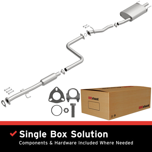 BRExhaust 1992-1993 Honda Accord 2.2L Direct-Fit Exhaust System Kit 106-0377