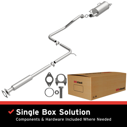 BRExhaust 1995-1998 Nissan 200SX 1.6L | 1995-1999 Nissan Sentra 1.6L Direct-Fit Exhaust System Kit 106-0385