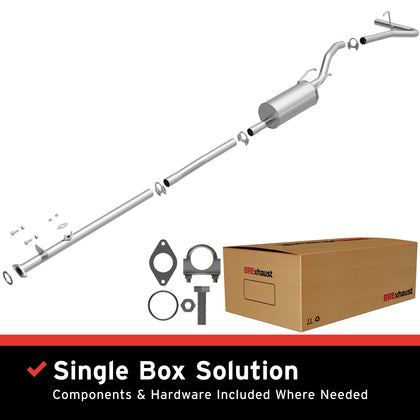 BRExhaust 1998-2000 Toyota Tacoma 2.4L Direct-Fit Exhaust System Kit 106-0404
