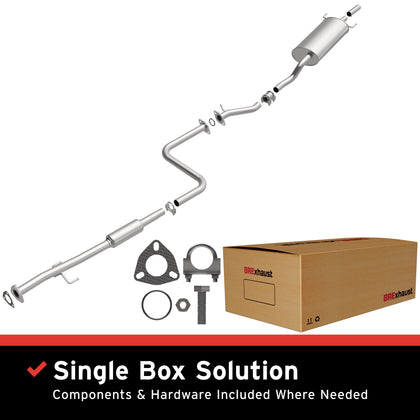 BRExhaust 1990-1993 Honda Accord 2.2L Direct-Fit Exhaust System Kit 106-0410