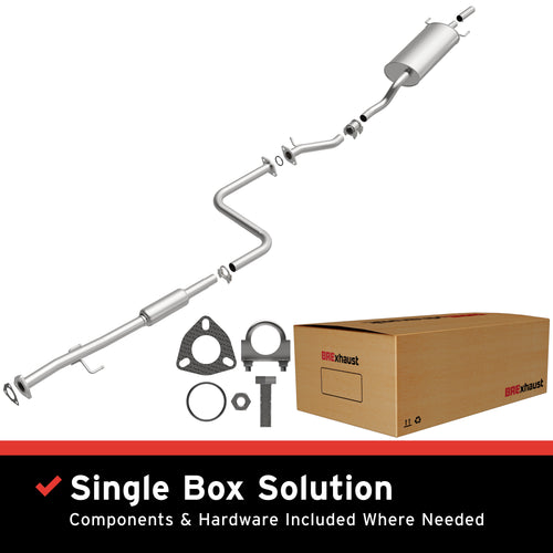 BRExhaust 1990-1993 Honda Accord 2.2L Direct-Fit Exhaust System Kit 106-0410