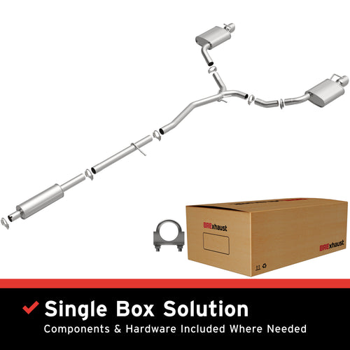 BRExhaust 2011-2015 Ford Explorer 3.5L Direct-Fit Exhaust System Kit 106-0459