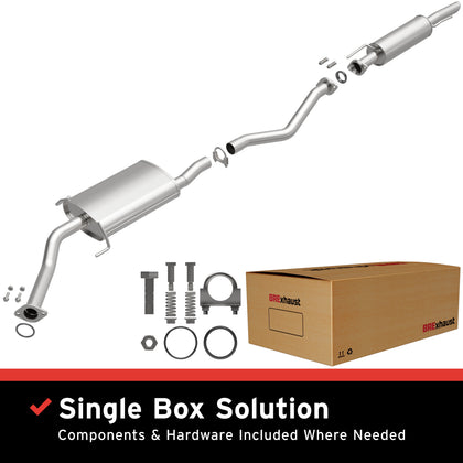 BRExhaust 2001-2003 Toyota Sienna 3.0L Direct-Fit Exhaust System Kit 106-0467