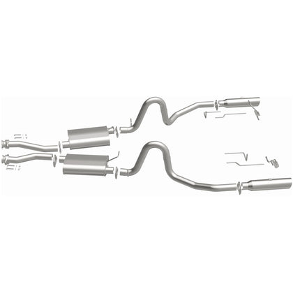 BRExhaust 1994-1995 Ford Mustang 5.0L / 1996-1998 Ford Mustang 4.6L Direct-Fit Exhaust System Kit 106-0517