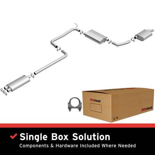 BRExhaust 1998-2004 Chrysler Intrepid 2.7L | 1998-2004 Dodge Intrepid 2.7L Direct-Fit Exhaust System Kit 106-0520