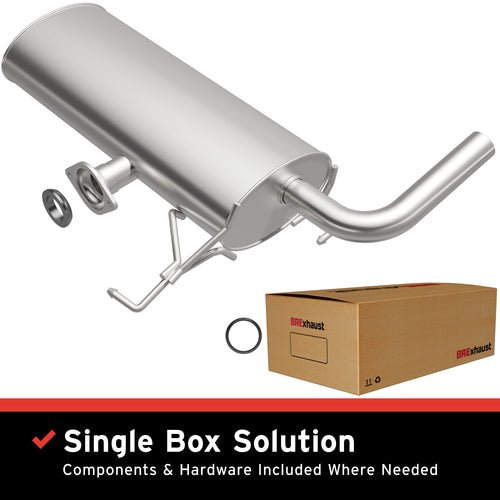 BRExhaust 2008-2015 Mitsubishi Lancer 2.0L | 2009-2015 Mitsubishi Lancer 2.4L Direct-Fit Exhaust System Kit 106-0521