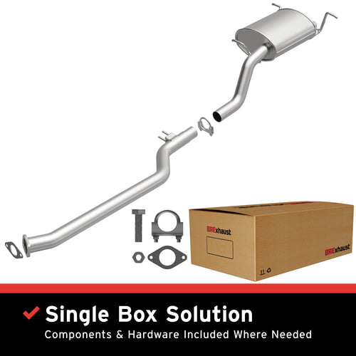 BRExhaust 2003-2006 Hyundai Santa Fe 3.5L Direct-Fit Exhaust System Kit 106-0526