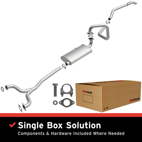 BRExhaust 2003-2011 Ford Crown Victoria 4.6L / 2003-2011 Mercury Grand Marquis 4.6L Direct-Fit Exhaust System Kit 106-0532