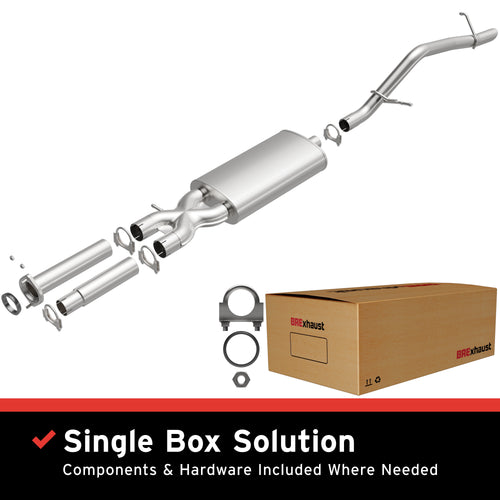 BRExhaust 2003-2006 Hummer H2 6.0L Direct-Fit Exhaust System Kit 106-0538