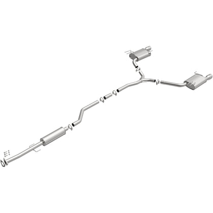 BRExhaust 2008-2012 Honda Accord 3.5L Direct-Fit Exhaust System Kit 106-0547