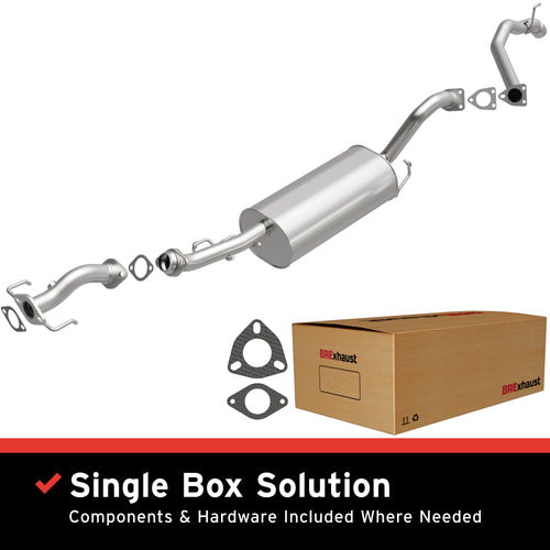 BRExhaust 2000-2003 Mitsubishi Montero Sport 3.5L / 2000-2003 Mitsubishi Montero Sport 3.0L Direct-Fit Exhaust System Kit 106-0551