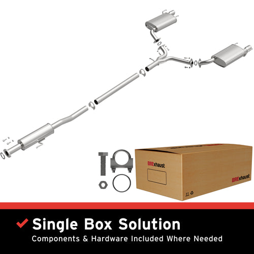 BRExhaust 2007-2012 Lexus ES350 3.5L | 2007-2011 Toyota Camry 3.5L Direct-Fit Exhaust System Kit 106-0557