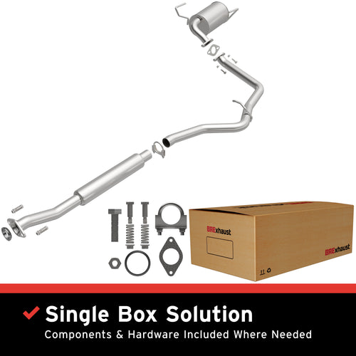 BRExhaust 2012-2016 Subaru Impreza 2.0L Direct-Fit Exhaust System Kit 106-0558