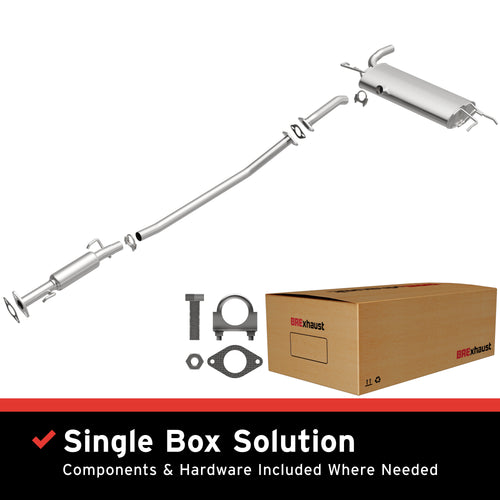 BRExhaust 2005-2010 Kia Sportage 2.0L | 2005-2008 Hyundai Tucson 2.0L Direct-Fit Exhaust System Kit 106-0561