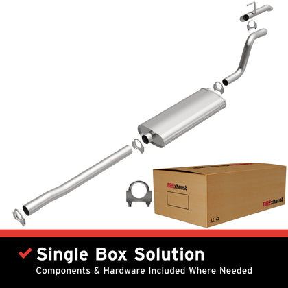 BRExhaust 2003-2004 Jeep Grand Cherokee 4.7L Direct-Fit Exhaust System Kit 106-0576