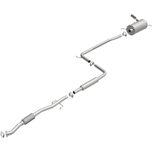 BRExhaust 1997-1999 Ford Escort 2.0L / 1997-1999 Mercury Tracer 2.0L Direct-Fit Exhaust System Kit 106-0581
