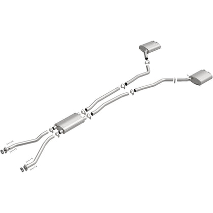BRExhaust 2005-2007 Cadillac STS 3.6L | 2004-2007 Cadillac CTS 3.6L Direct-Fit Exhaust System Kit 106-0586