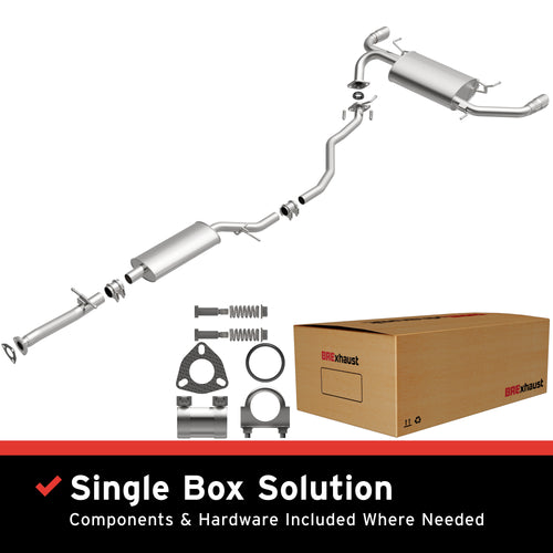 BRExhaust 2007-2009 Acura RDX 2.3L Direct-Fit Exhaust System Kit 106-0592