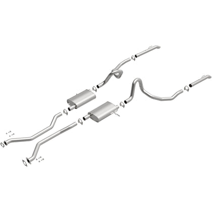 BRExhaust 2003-2011 Ford Crown Victoria 4.6L | 2003-2011 Mercury Grand Marquis 4.6L Direct-Fit Exhaust System Kit 106-0618
