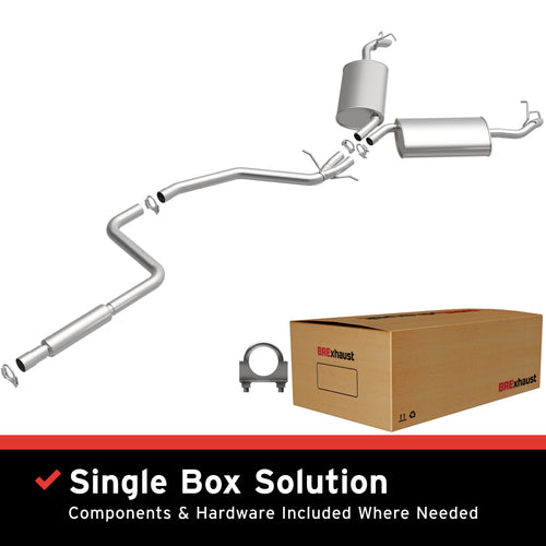 BRExhaust 1996-1999 Cadillac DeVille 4.6L Direct-Fit Exhaust System Kit 106-0624