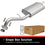 BRExhaust 2003-2013 Toyota Corolla 1.8L Direct-Fit Exhaust System Kit