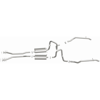 BRExhaust 1998-2002 Ford Crown Victoria 4.6L | 1998-2002 Mercury Grand Marquis 4.6L Direct-Fit Exhaust System Kit 106-0634