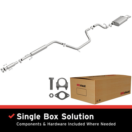 BRExhaust 1996-1999 Ford Taurus 3.0L / 1996-1999 Mercury Sable 3.0L Direct-Fit Exhaust System Kit 106-0648