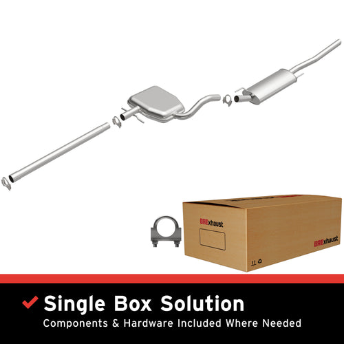 BRExhaust 1993-1999 Volkswagen Jetta 2.0L Direct-Fit Exhaust System Kit 106-0653