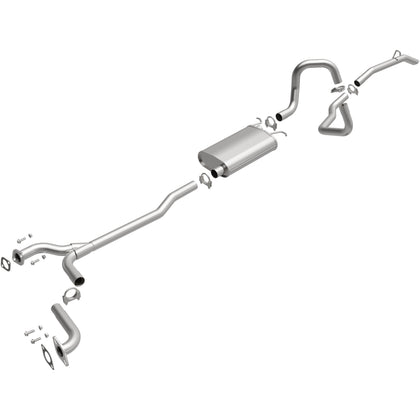BRExhaust 1995-1997 Ford Crown Victoria 4.6L / 1995-1997 Mercury Grand Marquis 4.6L Direct-Fit Exhaust System Kit 106-0690