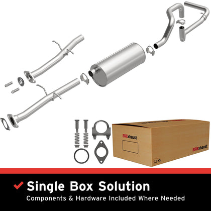 BRExhaust 1986-1992 Ford Ranger Direct-Fit Replacement Exhaust System