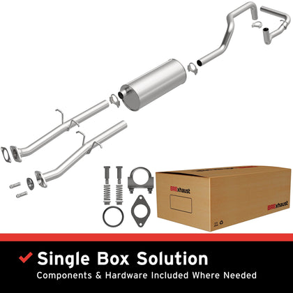 BRExhaust 1986-1992 Ford Ranger Direct-Fit Replacement Exhaust System