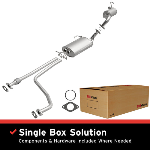 BRExhaust 1996-2000 Nissan Pathfinder 3.3L | 1997-2000 INFINITI QX4 3.3L Direct-Fit Exhaust System Kit 106-0712