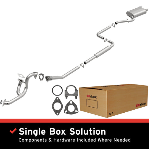 BRExhaust 2001-2006 Chrysler Sebring 2.7L | 2001-2006 Dodge Stratus 2.7L Direct-Fit Exhaust System Kit 106-0716