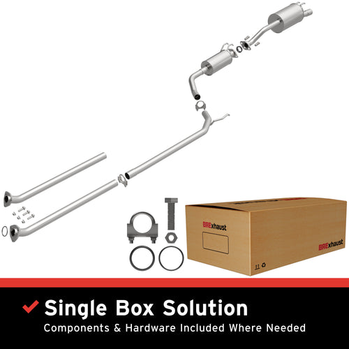 BRExhaust 2006-2011 Honda Civic 1.8L Direct-Fit Exhaust System Kit 106-0719