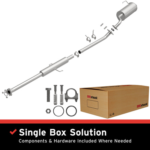 BRExhaust 2002-2006 Honda CR-V 2.4L Direct-Fit Exhaust System Kit 106-0722