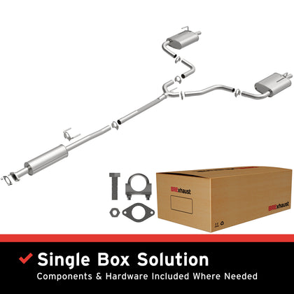 BRExhaust 2007-2018 Nissan Altima 2.5L | 2010-2012 Nissan Altima 3.5L Direct-Fit Exhaust System Kit 106-0733