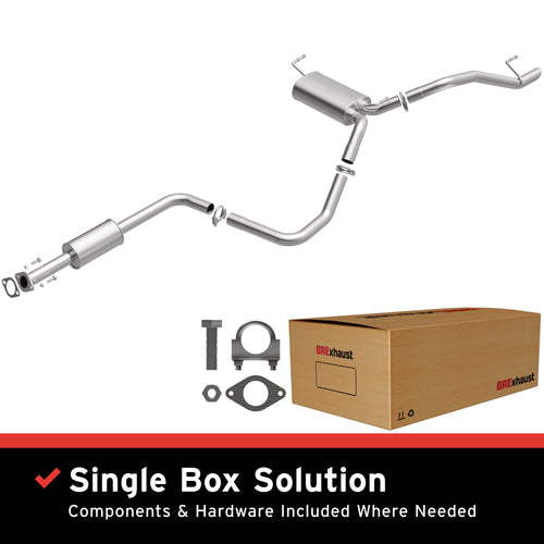 BRExhaust 2011-2015 Chevrolet Cruze 1.4L | 2011-2015 Chevrolet Cruze 1.8L Direct-Fit Exhaust System Kit 106-0757