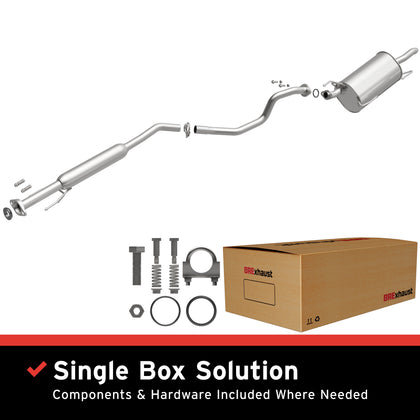 BRExhaust 2013-2019 Nissan Sentra 1.8L Direct-Fit Exhaust System Kit 106-0759