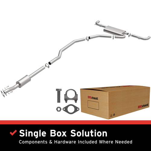 BRExhaust 2013-2020 Ford Fusion 2.0L / 2013-2020 Lincoln MKZ 2.0L Direct-Fit Exhaust System Kit 106-0762