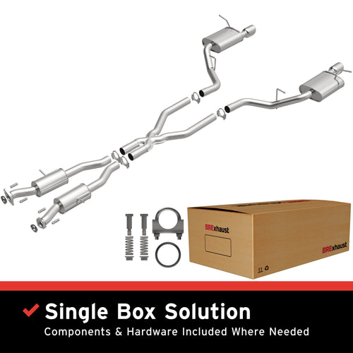 BRExhaust 2011-2025 Dodge Durango 3.6L / 2011-2025 Dodge Durango 5.7L Direct-Fit Exhaust System Kit 106-0768
