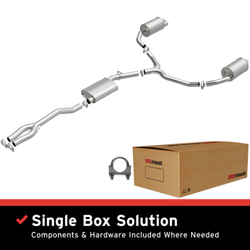 BRExhaust 2015-2023 Chrysler 300 3.6L | 2015-2023 Dodge Charger SXT 3.6L Direct-Fit Exhaust System Kit 106-0773
